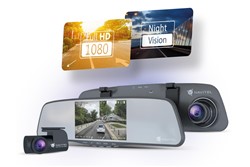 Pametno ogledalo / avto kamera NAVITEL MR255 NV, črna