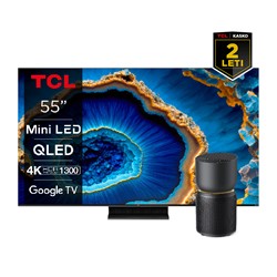 Televizor TCL 55C805 Mini LED QLED + Čistilec zraka TCL Breeva A3BW