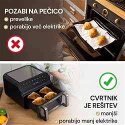 Cvrtnik na vroč zrak Rosmarino Infinity MasterPro 3 in 1