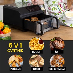 Cvrtnik na vroč zrak Rosmarino Infinity MasterPro 3 in 1