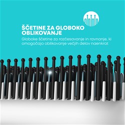 Oblikovalnik las - krtača REVAMP BR-1850 PROGLOSS DEEPFORM CERAMIC bele barve