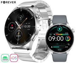 Pametna ura FOREVER GRAND 2 SW-710, 1.45`zaslon, Bluetooth, srebrna