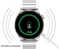 Pametna ura FOREVER GRAND 2 SW-710, 1.45`zaslon, Bluetooth, srebrna