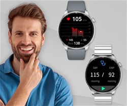 Pametna ura FOREVER GRAND 2 SW-710, 1.45`zaslon, Bluetooth, srebrna