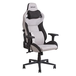 Pisarniški gaming stol SPAWN office edition sivo-črne barve