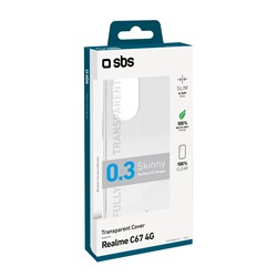 Silikonski ovitek za Realme C67 4G, prozoren
