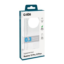 Sillikonski ovitek za Realme 12 PRO/REALME 12 PRO+, prozoren 