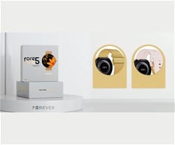 Pametna ura FOREVER ForeVive 5 SB-365 , 1.3-palčni AMOLED zaslon, zlata