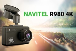 Avto kamera NAVITEL R980 4K, 4K Ultra HD, G-senzor, črna