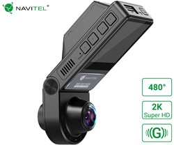 Avto kamera NAVITEL RS3 DUO WIDE, 2x kamera, 2K Super HD, 2`zaslon, črna