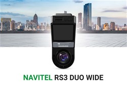 Avto kamera NAVITEL RS3 DUO WIDE, 2x kamera, 2K Super HD, 2`zaslon, črna