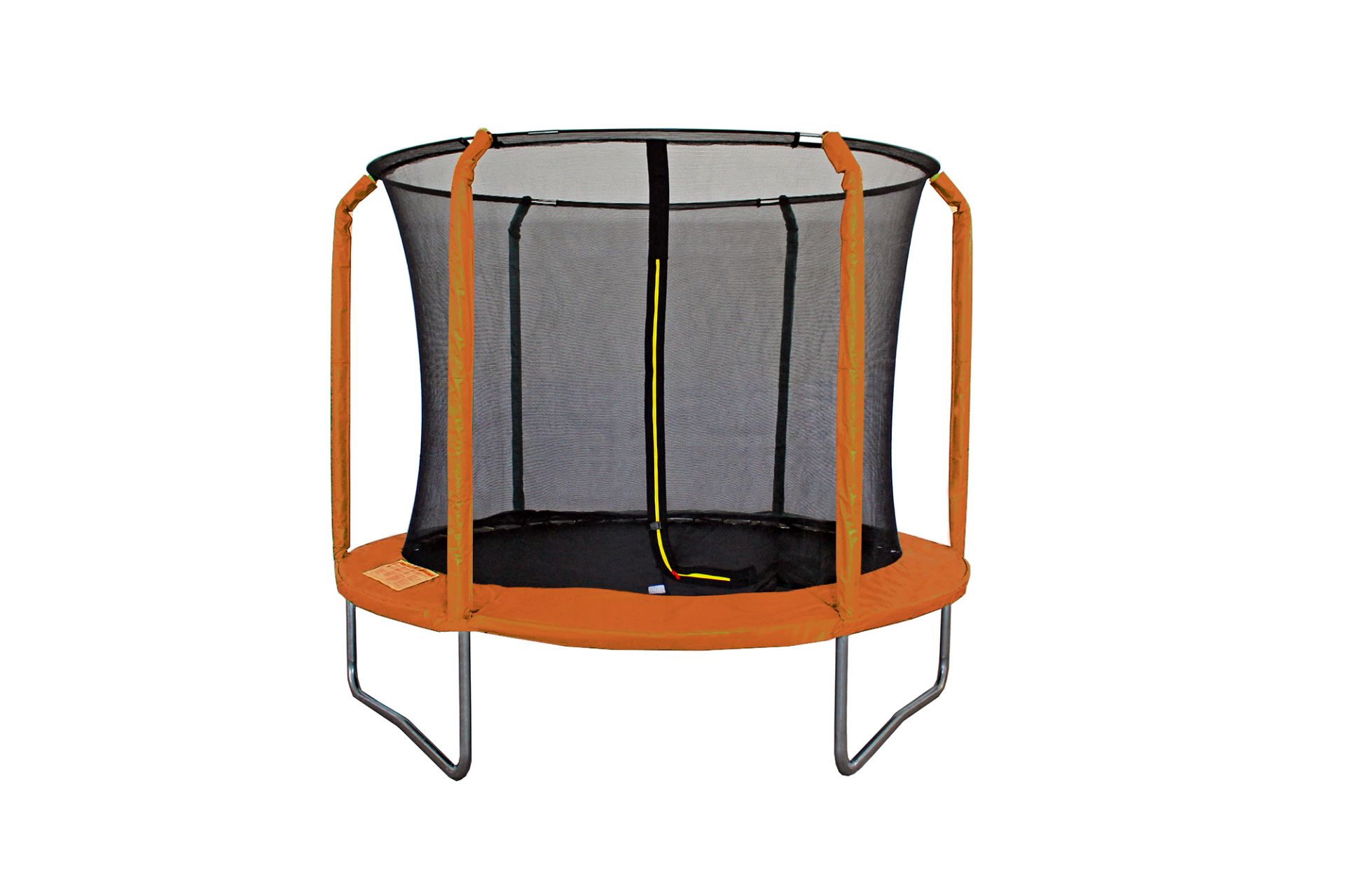 Trampolin z zaščitno mrežo Legoni Aero, 305cm, oranžen