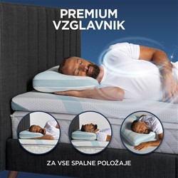 Vzglavnik s hladilnim učinkom Vitapur MemoSilver Premium Fresh – 40 x 60 cm