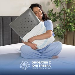 Vzglavnik s hladilnim učinkom Vitapur MemoSilver Premium Fresh – 40 x 60 cm