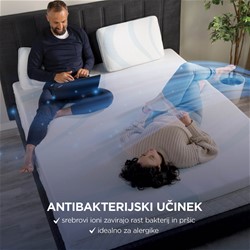 Nadvložek Vitapur MemoSilver 5+2 Premium Fresh - 7 cm, 140x200 cm