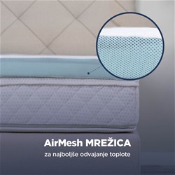 Nadvložek Vitapur MemoSilver 5+2 Premium Fresh - 7 cm, 180x200 cm
