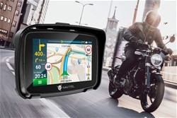 Navigacija GPS NAVITEL G590 MOTO, za motoriste, 5-palčni zaslon, baterija, črna