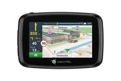 Navigacija GPS NAVITEL G590 MOTO, za motoriste, 5-palčni zaslon, baterija, črna