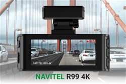 Avto kamera NAVITEL R99 4K Ultra HD, 140° snemalni kot, SONY senzor, črna