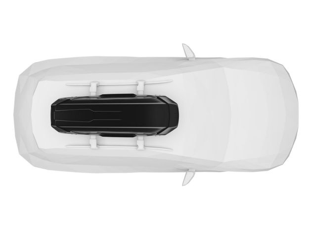 Strešni kovček Thule Motion 3 Sport, črn glossy