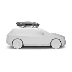 Strešni kovček Thule Motion 3 L, titan glossy