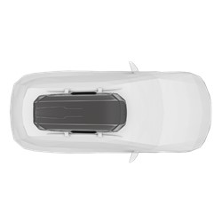 Strešni kovček Thule Motion 3 L, titan glossy