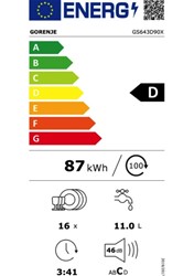 Pomivalni stroj Gorenje GS643D90X