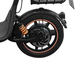 Električni skiro QUBO BEST 14´, 500W, 504Wh, vzmetenje, LED, aplikacija