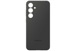 Silikonski ovitek Samsung Galaxy S24 FE, črn