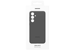 Silikonski ovitek Samsung Galaxy S24 FE, črn