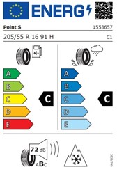 Zimske pnevmatike POINT S 205/55R16 94H XL WINTER S M+S, 4 KOS