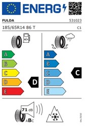Zimske pnevmatike FULDA 185/65R14 86T KRISTALL MONTERO 3 M+S, 4 KOS