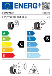 Zimske pnevmatike GOODYEAR 235/55R18 104H ULTRAGRIP PERF+ SUV M+S, 4 KOS