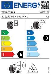 Zimske pnevmatike TOYO 225/55R17 101V OB944 M+S, 4 KOS