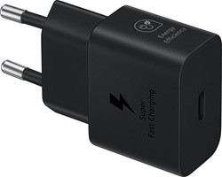 Silikonski ovitek Samsung Galaxy S24+, temno vijolični + Adapter Samsung Type-C 25W, super hitri, črn
