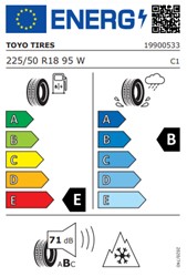 Zimske pnevmatike TOYO 225/50R18 95W OB944 M+S, 4 KOS