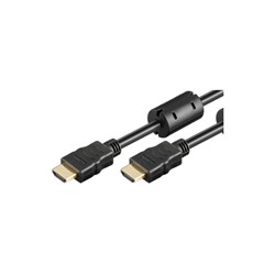 Kabel HDMI – HDMI 5m, Ferrite, Goobay 2.0