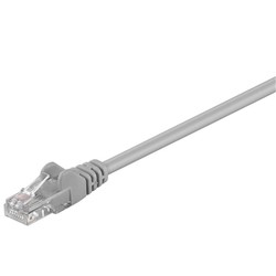 Mrežni kabel Goobay UTP Cat5e 10m, siv