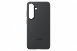 Silikonski ovitek Samsung Galaxy S25, črn
