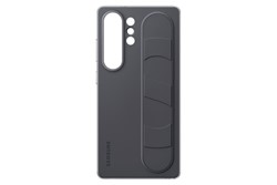 Ovitek s stojalom Samsung Galaxy S25, črn 