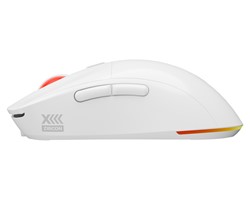 Brezžična miška, GENESIS ZIRCON XIII , gaming / pisarniška, 7 gumbov, bela