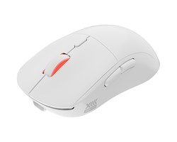 Brezžična miška, GENESIS ZIRCON XIII , gaming / pisarniška, 7 gumbov, bela