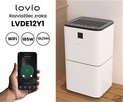 Razvlažilec zraka, MANTA LOVIO LVDE25Y1 SmartDry Pro,395W, 25L/24ur, 4L rezervoar