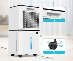 Razvlažilec zraka, MANTA LOVIO LVDE25Y1 SmartDry Pro,395W, 25L/24ur, 4L rezervoar