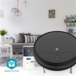 Robotski čistilec WIFI Nedis WIFIVCR001CBK 3v1