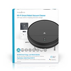 Robotski čistilec WIFI Nedis WIFIVCR001CBK 3v1