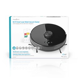 Robotski čistilec WIFI Nedis WIFIVCL001CBK 3v1