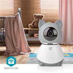 Notranja kamera WIFI Nedis WIFICI30CGY Full HD medo