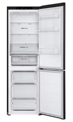 Hladilnik z zamrzovalnikom spodaj LG GBV3100EEP, črna
