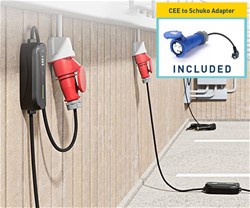 EV električni polnilec Platinet PPC32AT7, 7.4kW, 32A, TYPE2, 5m, SCHUKO adapter